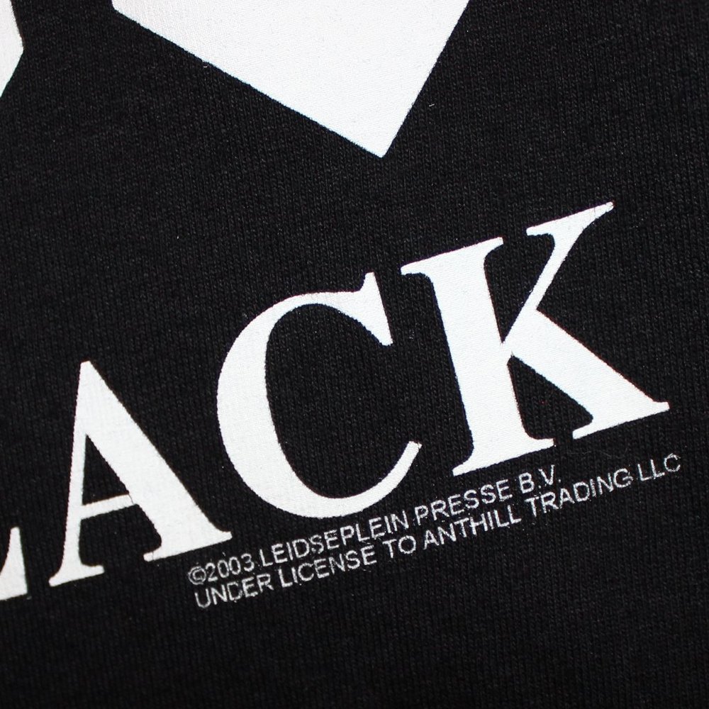 3/$55❤️vintage 2003 BACK IN BLACK AC/DC t-shirt Anvil band tee Anthill Trading - Picture 3 of 4